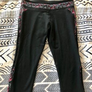 Fabletics black yoga capri leggings